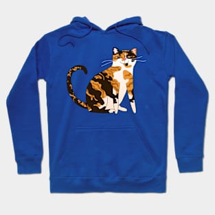 Happy Calico Cat Hoodie